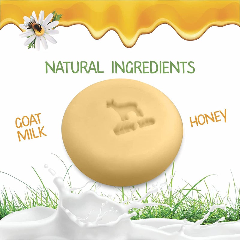 Relaxcation 3 Baby Soap Bars with Goat Milk and Honey - Naturally Cold Processed from Organic Ingredients - Handmade in USA - Ideal fro Newborns, babys, Kids and Adults (Pack of 3 - Image 4
